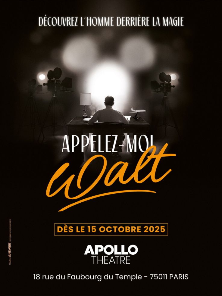 Appelez-moi Walt : une pièce sur l'intimité du fondateur de Disney à l’Apollo Théâtre à Paris