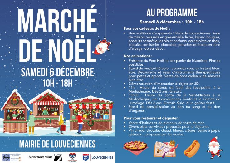 Le Marché de Noël 2025 de Louveciennes (78) : délices et cadeaux artisanaux dans les Yvelines