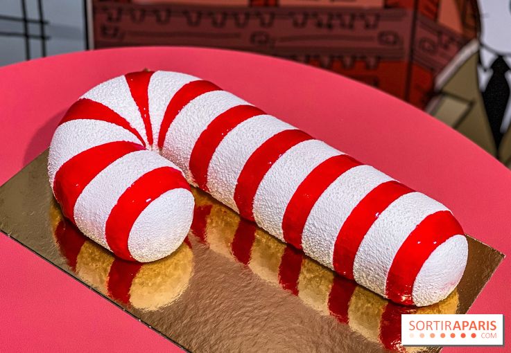 Candy Cake, la Bûche de Noël 2025 du Printemps Haussmann par Bryan Esposito, clin d'œil à New-York