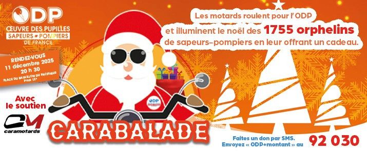 Carabalade de Noël 2025 à Paris : rejoignez le cortège solidaire de motards et offrez des cadeaux