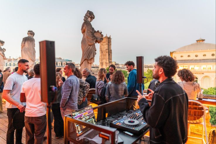 Le Rooftop Nijinsky, la terrasse cachée au sommet du Théâtre du Châtelet avec vue sur Paris
