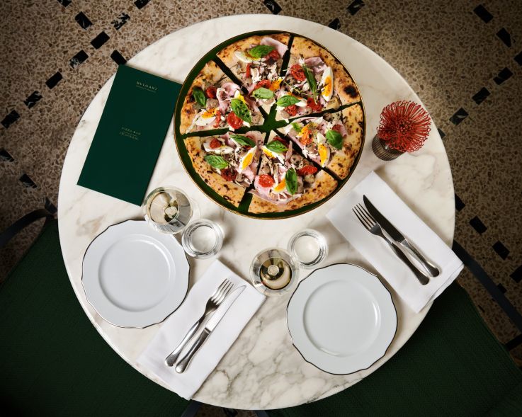 Pizza de chef, gelato d’exception... la terrasse du Bvlgari Hotel Paris passe l’été à l’heure italienne
