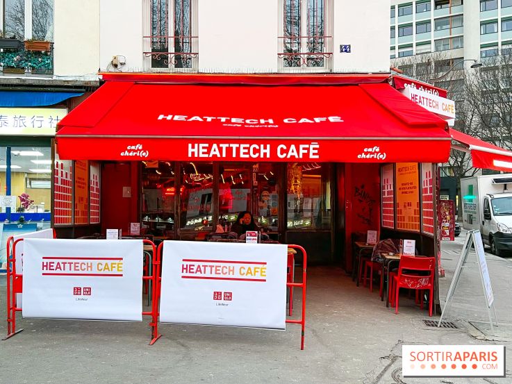 HEATTECH CAFÉ : la terrasse la plus chaude de Paris signée UNIQLO, au Café Chéri(e)