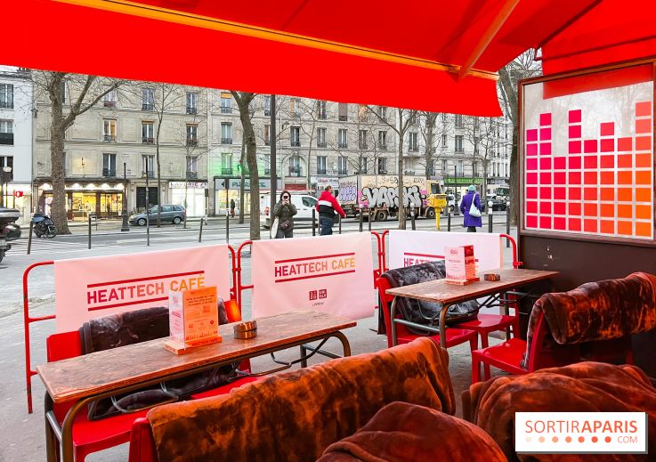HEATTECH CAFÉ : la terrasse la plus chaude de Paris signée UNIQLO, au Café Chéri(e)