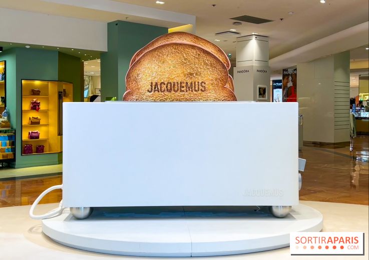 Jacquemus x Galeries Lafayette Haussmann : pop up, installations géantes, café et marché aux fleurs