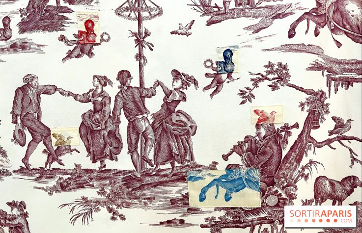 Muses et Monstres, l'exposition brodée au Musée de la Toile de Jouy