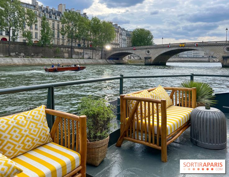 Sena, la nouvelle terrasse face à l'Île Saint Louis : pizzas, Spritzeria, rooftop et pop up stores