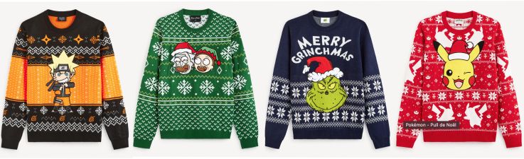 Top 10 des pulls moches de Noël 2023 les plus funs à acheter à Paris et en Île-de-France