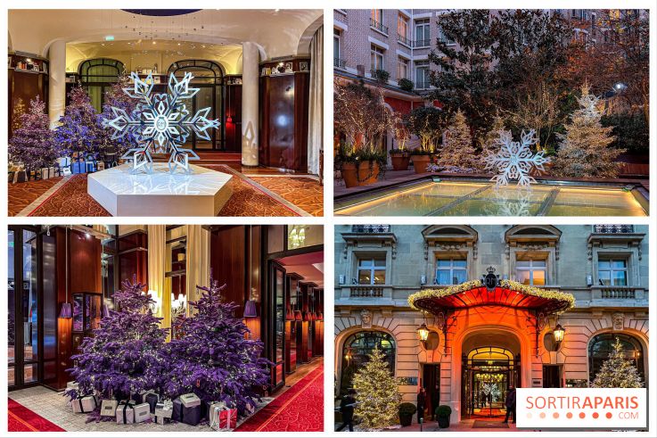 Les décors féériques de Noël 2023 à découvrir dans les hôtels de luxe et les palaces parisiens
