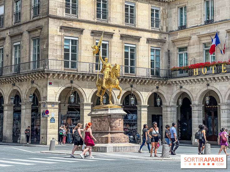 visuel Paris visuel  - Rue de Rivoli - statue Jeanne d'Arc - Place des Pyramides