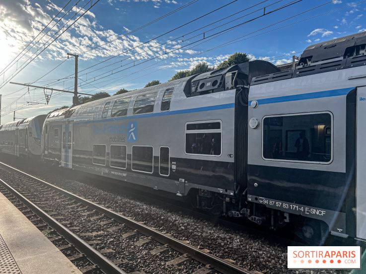 visuel Paris visuel - train - transport - grève - sncf - Île-de-France mobilité - rer