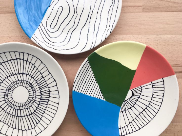 Biscuit, Atelier de peinture sur céramique