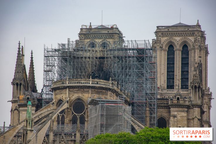 Notre Dame de Paris, photos of the damage