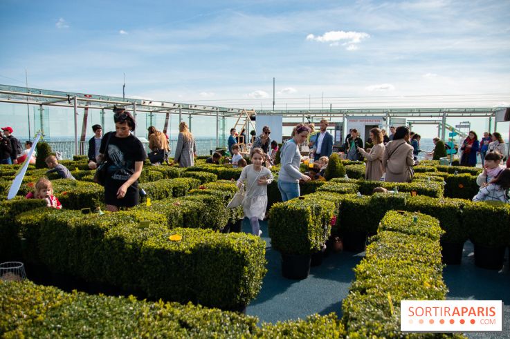 Chasse aux oeufs de Pâques sur le rooftop de la Tour Montparnasse : nos photos