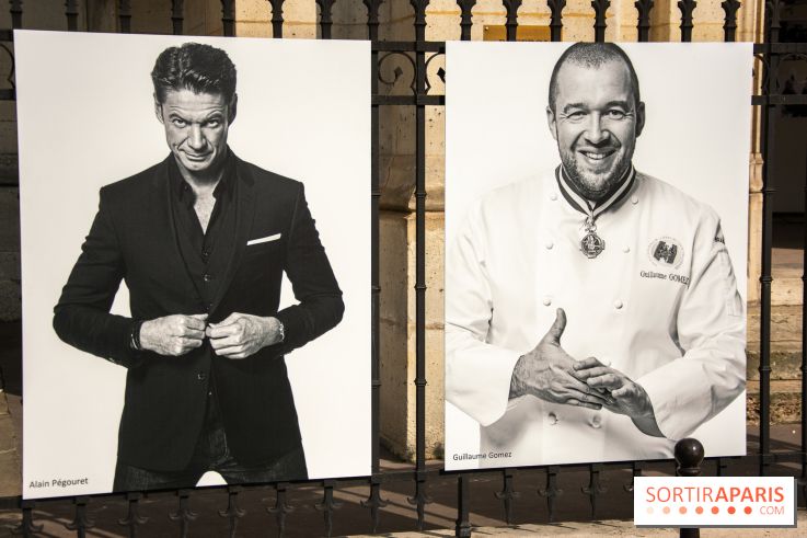 Expo Stéphane de Bourgies, Cinquante portraits de chefs, à la Mairie du 1er