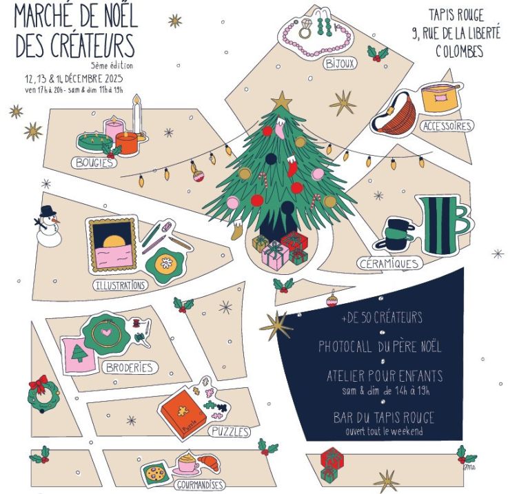 Marché de Noël des Créateurs à Colombes : l’artisanat s’invite aux fêtes