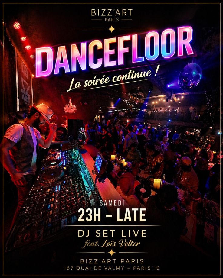 Les soirées éclectiques du BIZZ’ART : musique, gastronomie et fête au bord du Canal Saint-Martin