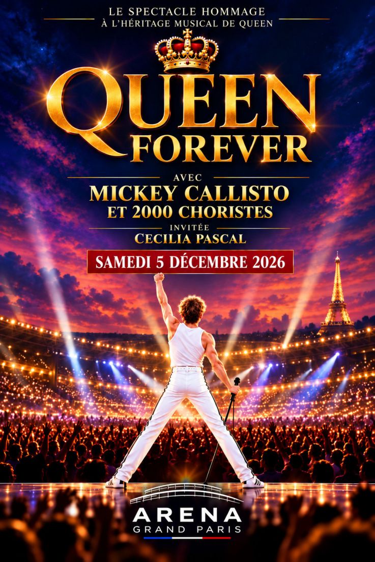 Queen Forever : 2 000 choristes en concert à l’Arena Grand Paris en décembre