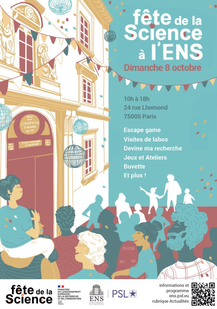 Fête de la Science à l'Ecole Normale Supérieure 