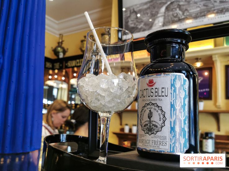 Thé glacé et éclair Cactus Bleu de Mariage Frères, les photos - flacon
