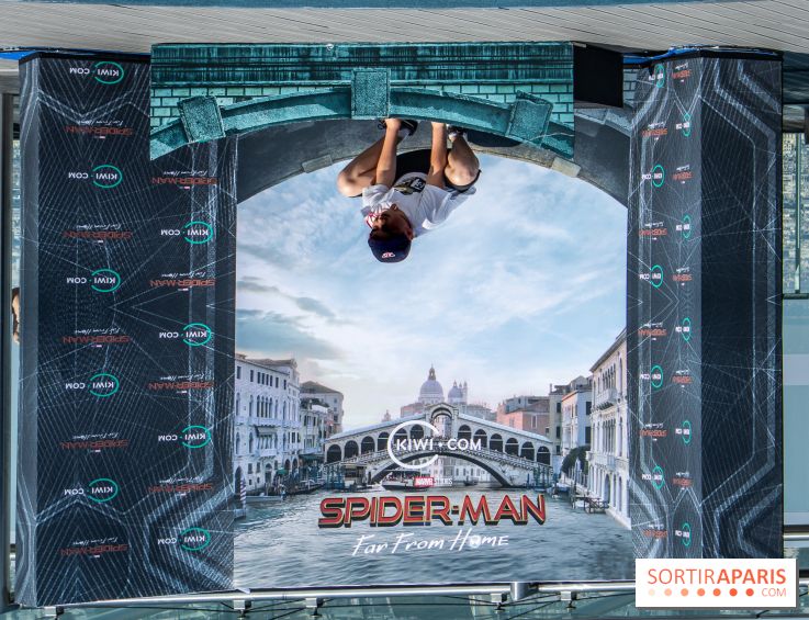 Les animations spider-man de la Tour Montparnasse