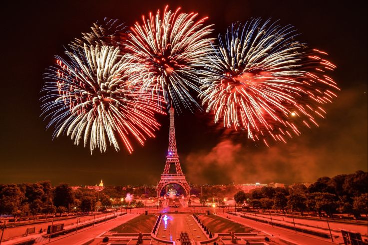 Photos du feu d'artifice de Paris 2019