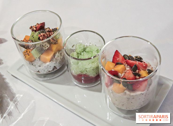 Le brunch healthy du Plaza Athénée, trio de dessert