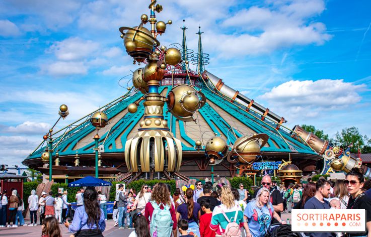 Visuels Disneyland Paris Discoveryland Space Mountain Orbitron