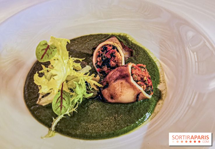 Le menu Traviata à l'Hôtel Le Meurice