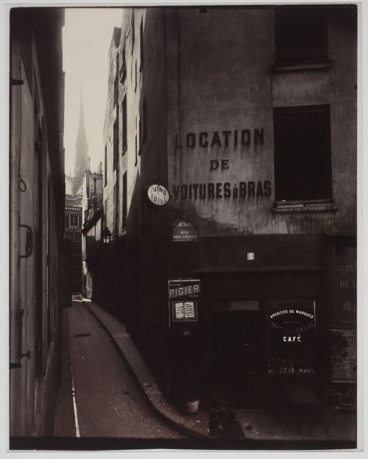 Eugène Atget, Rue des Chantres, Paris, 1923