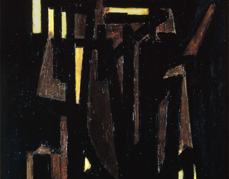 Pierre Soulages, Peinture 146 x 114 cm, 1950, 1950 