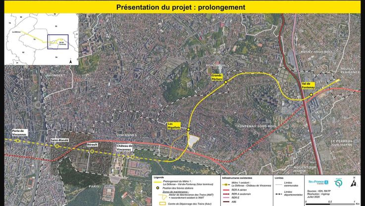 Métro : une enquête publique prévue en janvier pour le prolongement de la ligne 1