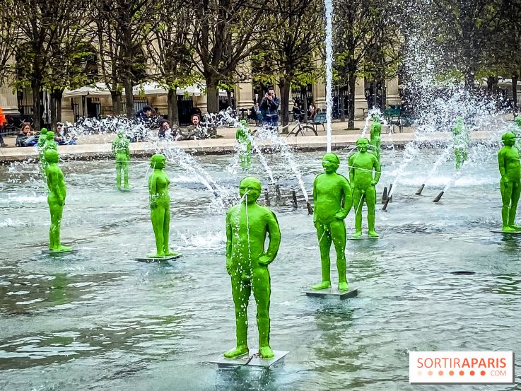 Les hommes de Bessines de Fabrice Hyber, l'exposition en plein air à voir au Palais Royal