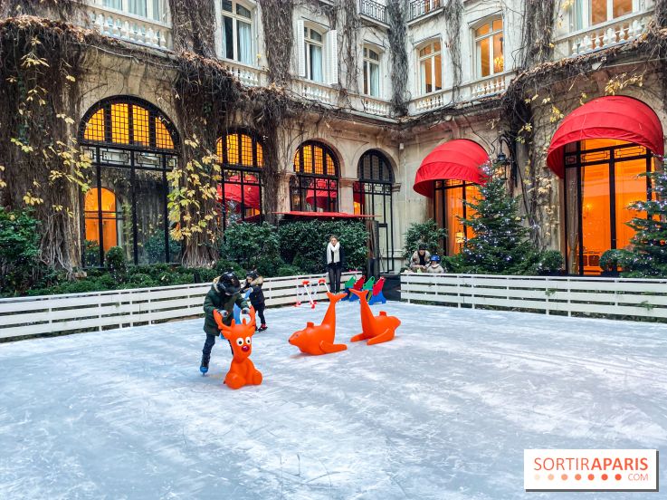 La Patinoire de Noël 2019 du Plaza Athenée