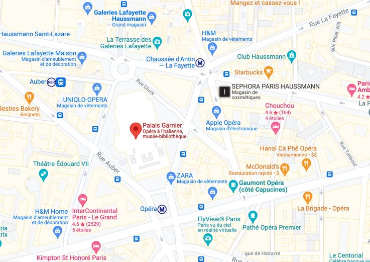 Le saviez-vous ? Les rues autour de l’Opéra Garnier sont bien particulières