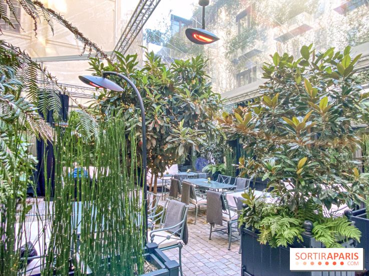 La terrasse d'hiver des Jardins du Faubourg