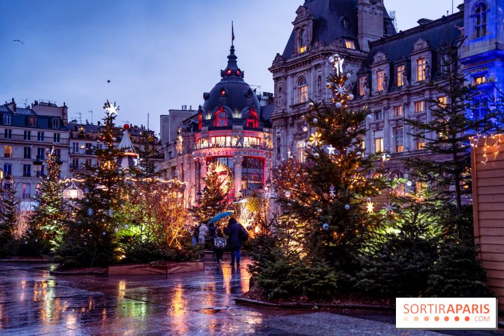 Photos : Village et illuminations de Noël de l'Hôtel de Ville 2020
