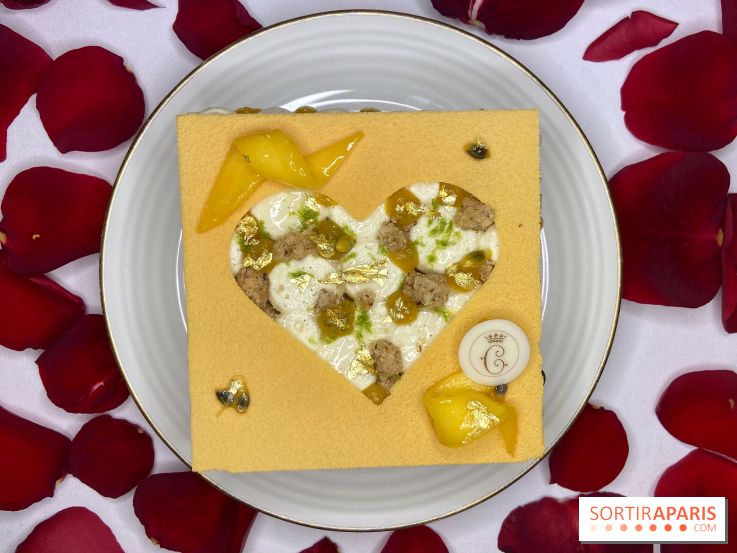 Le menu de Saint-Valentin 2021 de l'hôtel de Crillon