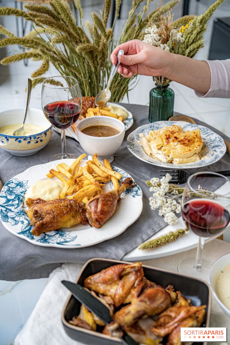 Menu volaille et truffe du Coq Rico, les photos