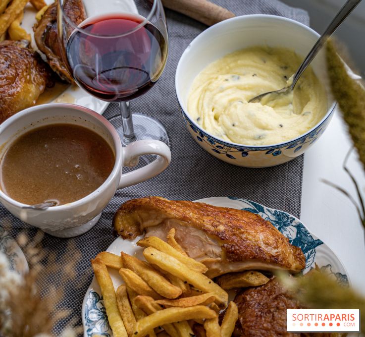 Menu volaille et truffe du Coq Rico, les photos