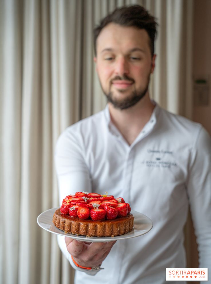 La Tarte aux fraises de Quentin Lechat au Royal Monceau