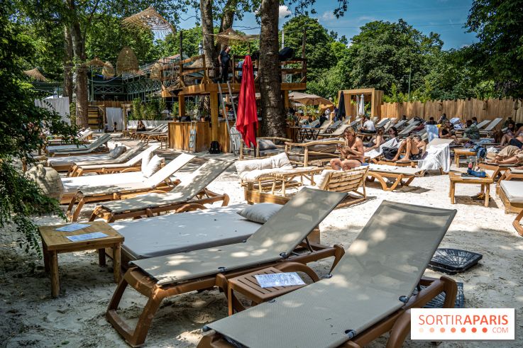 Le Beach Parisienne du Chalet du lac, la plage estivale à Paris