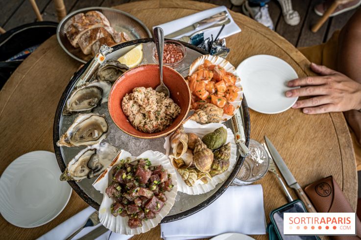 Polpo brasserie, la terrasse péniche 