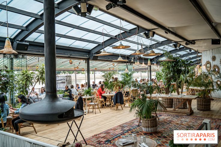 Polpo brasserie, la terrasse péniche 