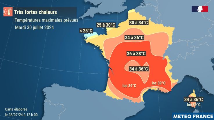 Val de căldură: până la 35 de grade așteptate săptămâna aceasta în Paris și Ile-de-France 