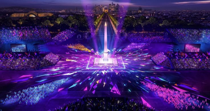 Paris 2024 : cérémonie d'ouverture des Jeux Paralympiques sur la place de la Concorde