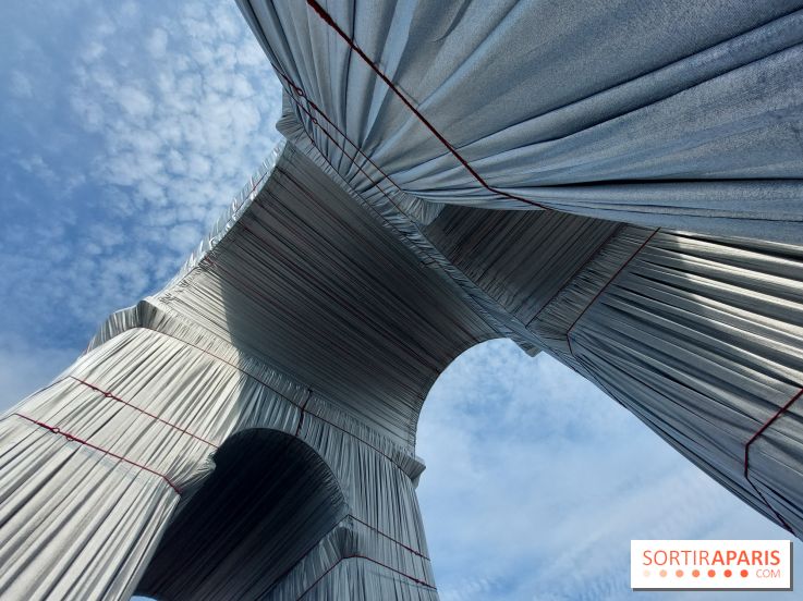 L'Arc de Triomphe empaqueté, nos photos