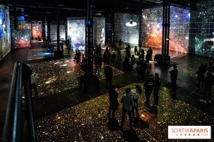 Photos : Destination Cosmos à l'Atelier des Lumières