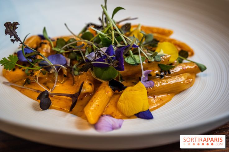 Octave restaurant dans le 16e par Juliette Ju - pâtes au kimchi