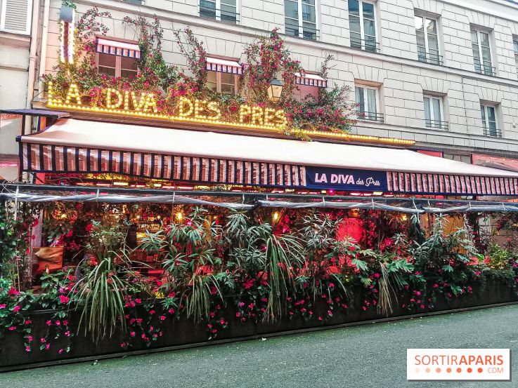 Les cafés fleuris de Paris